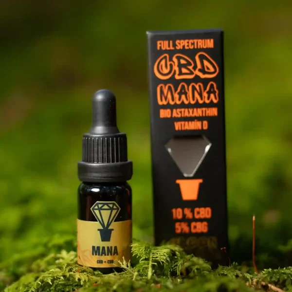 Bylinný Olej MANA s Astaxanthinem, 15% CBD + CBG, 10 ml - Image 2